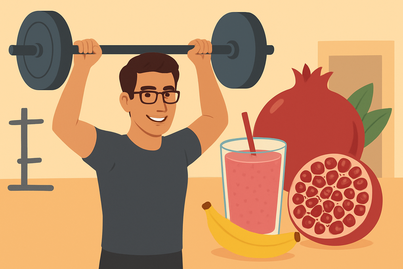 רימונים והתאוששות אחרי אימון: מה אומרים המחקרים?